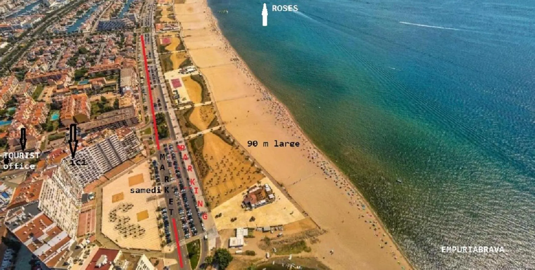 Apartment Beachfront 1St Line 56 Sqm 3-5 Persons Delta-Muga Albatross Empuriabrava